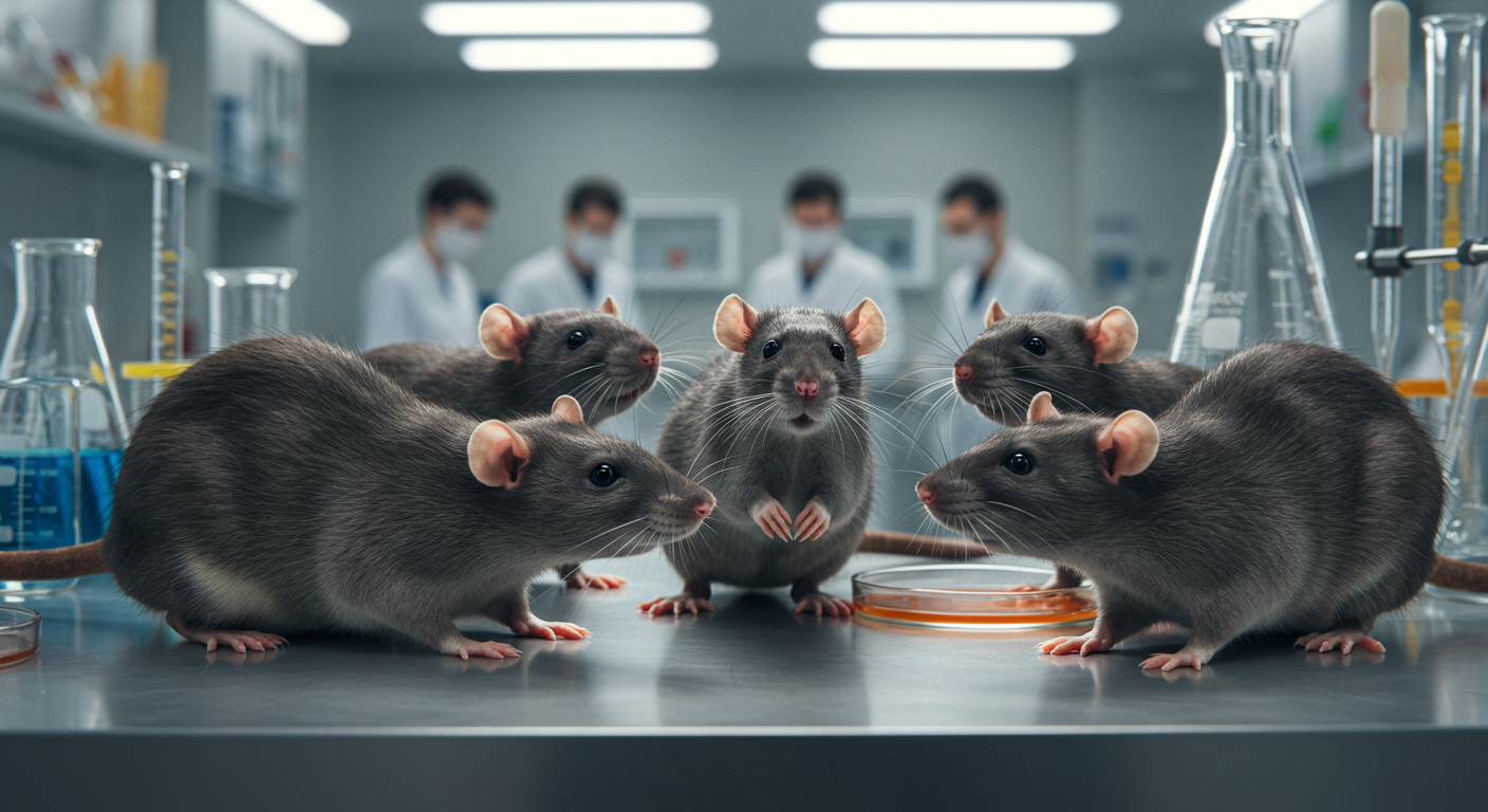 MUTAÇÃO GENÉTICA FAZ RATOS 